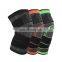 Cross fit training knee pads brace compression sports knee sleeve support with adjustable straps