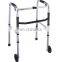 Sturdy aluminum frame and foam handle leg with rubber stips height adjustable orthopedic walker for adults