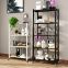 Itchen Cabinet Shelves  Office Storage Shelving Rack Customize Black & Silver