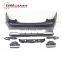 E class w212 e63 body kit for W212 E200 E300 E260 to E63 with front bumper bonnet head lamp taillights diffuser ehaust pipe
