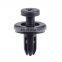 100PCS 6mm Hole Universal Car Truck Bumper Fender Rivet Fastener Clips