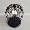 Wholesale Antique Round Metal bird cage candle holder With Tealight Cups Iron Candle Holder Lantern