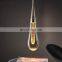 New Type Modern LED Pendant Light Drop Design Glass Decorative Lamps