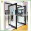 Resident heavy duty front entry pivot aluminum door