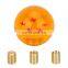 Auto Orange Color Dragonball z Balls Automatic Gear Shift Knob With Red 5 Stars