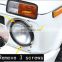 2pcs Metal Front Headlights Protector Frame Trim For LADA NIVA