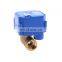 2 way plastic electric operated ball valve 3/4