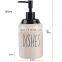 Wholesale soap dispenser ceramic bathroom accessory set lotion dispenser bathroom set