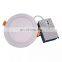 Recessed Round LED Panel Light 6W 9W Aluminum White Indoor Office Commercial Downlight