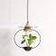 Nordic Creative Garden Plant Chandelier Modern Plant Pot Ceiling Hanging Lamp for Indoor Flower Pot LED Pendant Light