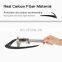 Autoclave Real Dry Carbon Fiber Front Fog Trim Front Bumper Canards For Tesla Model 3 2017-2022