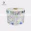 Spool Form Silver De-metalized Holographic Foil Strip for Printed Paper Label