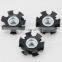 Black Star Shaped Threaded Insert Connecting  Tube Nut for Round Tube