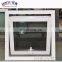 Arched window with grill design/top hung ventilation glass window