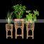 New Arrival Set Of 3 Rattan Plant Stand Decoration Hottest Plant Holder High Quality Wicker Flower Pot Holder Basket Wholesale