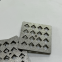 Square porous titanium plates for fuel cell