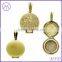 Brass round shaped locket for women