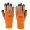 Thicked Polyester Knitted Foamed Latex Palm and Fingers Double Coated Safety Work Gloves