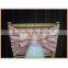 C311A light pink elegant butterfly weeding lace chair cover