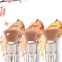 One-piece Combination Flower Makeup Brushes 3/4 in 1 Makeup Brush Tube Empty Design Portable Mini Makeup Brush Sets