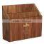 Hot Sale Restaurant Wooden Menu Holder Power Bank Wholesale Table Stand Drink Menu Card Holder