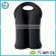 portable neoprene 6-bottle wine tote for travel outdoor picnic party promotion