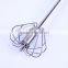 Wholesale 14'' stainless steel egg whisk hand push mixer hand pressing down semi automatic egg whisk beater