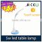 CE ROHS certified passed led flexible table lamp with battery