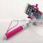 2015 new foldable bluetooth selfie stick,mini selfie stick monopod,pocket selfie stick ,bluetooth selfie stick monopod