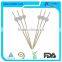 Party supply bamboo skewers with colorful heart