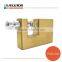 Rectangular Heavy Duty Brass Padlock and Key