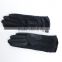 Black Girls Stylish Velour Gloves with Ruffle on Cuff