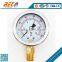50mm oil filled shock proof pressure gauge