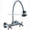 Brass Kitchen Mixer, Chrome Finish, 360 Degree Turn Flexible Hose and 2 Functions Flow Shower Head