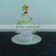 pink drawbench lighted glass christmas tree