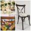 garden wood cross back chair, wedding chair