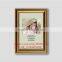Modern gold and silver plated PS plastic picture frame for your picture