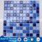 TC25008 foshan decorative blue glazed ceramic mosaic pool designs