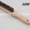 beech wood handle brush black wire brush