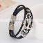 2016 Fashion jewelry cheap handmade leather bracelet