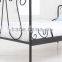 OEM Modern Style Cheap Metal Single Bed with KD structure and powder coating for Home or Hotel Use