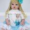 Soft safety material cheap girls toys 22 inches silicone doll made in China