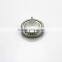 Wholesale 316L Stainless Steel 25mm Round Screw Glass Floating Locket With Rhinestone