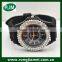 Hot sales silicone western quartz crystal watch for lady