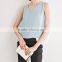 Womens V-Neck Silk Tank Top Camisole Style Sleeveless Blouse OEM Manufacturers Factory From Guangzhou