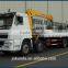 ZZ2167M4327A howo 4*4,6*6 all-wheel drive cargo truck mounted crane