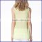 Plus size sleeveless women summer chiffon dress with low prices made in China