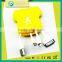 Soft silicone cute shape 4 in 1 reliable usb multi charger data cable