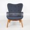 pop! modern solid wood lounge sofa chair, leisure chair living room hotel chair nordic style