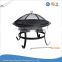 Portable Fire Pit Outdoor Cast Iron Wood Burning Stove